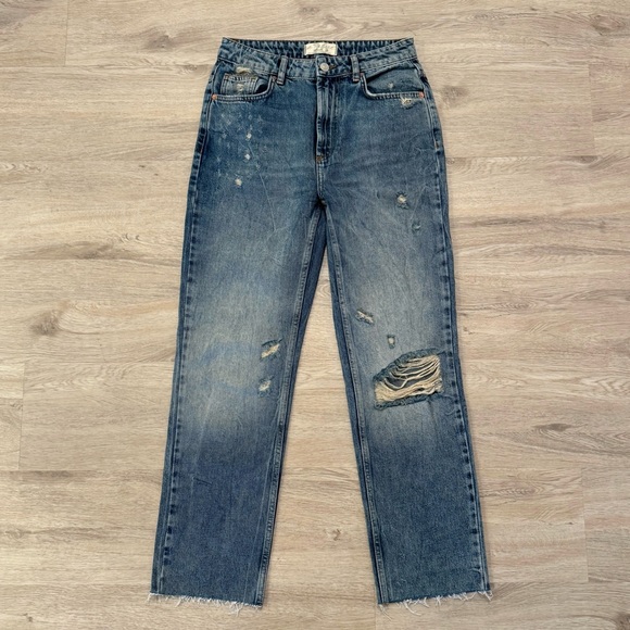 Free People ‘We The Free’ Boyfriend Relaxed High Waisted Jeans - Picture 1 of 5